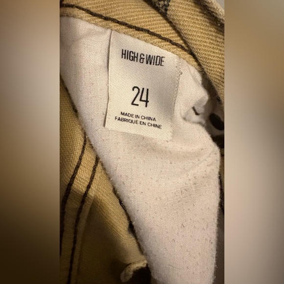 BDG Tan and Black Patterned Flare Jeans - Picture 6 of 9